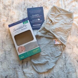 SwaddleMe Cozy Gray Swaddle Small Medium 0-3 Months Baby